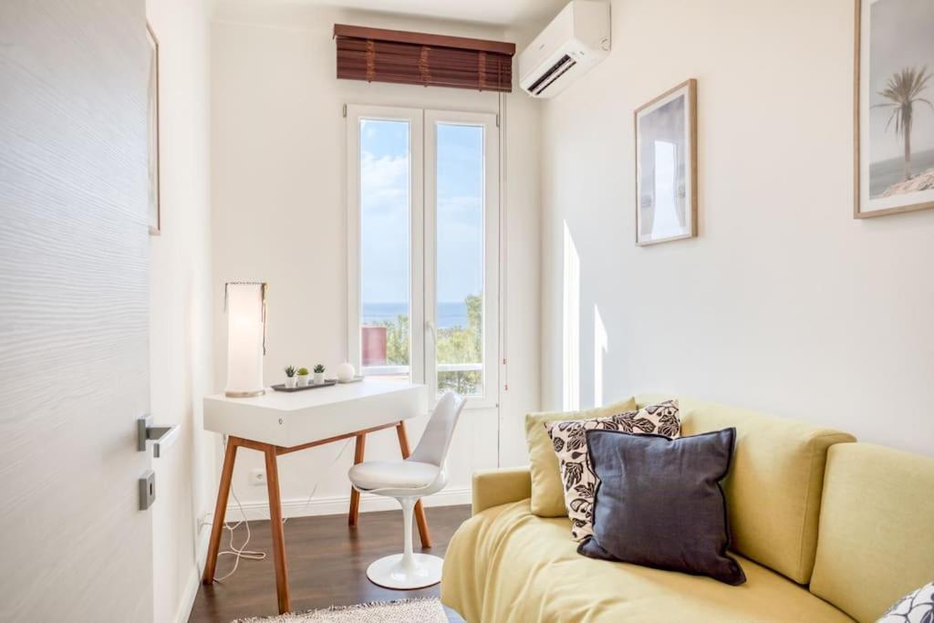 #24 Marie-Claire Suite Sea View/Balcony/Ac/5Min Port Villefranche-sur-Mer Kültér fotó